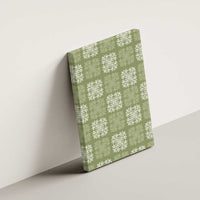 Vesuvian Green Palaka Quilt Hawaii Canvas Wall Art Traditional Hawaii-plaid Pattern LT14 - Polynesian Pride