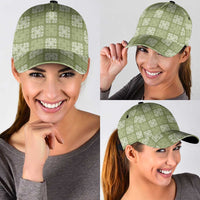 Vesuvian Green Palaka Quilt Hawaii Classic Cap Traditional Hawaii-plaid Pattern LT14 - Polynesian Pride