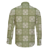 Vesuvian Green Palaka Quilt Hawaii Family Matching Puletasi and Hawaiian Shirt Traditional Hawaii-plaid Pattern LT14 - Polynesian Pride