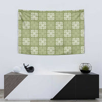 Vesuvian Green Palaka Quilt Hawaii Tapestry Traditional Hawaii-plaid Pattern LT14 - Polynesian Pride