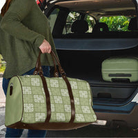 Vesuvian Green Palaka Quilt Hawaii Travel Bag Traditional Hawaii-plaid Pattern - Polynesian Pride