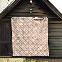 Beige Palaka Quilt Hawaii Quilt Traditional Hawaii-plaid Pattern - Polynesian Pride