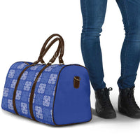 Royal Blue Palaka Quilt Hawaii Travel Bag Traditional Hawaii-plaid Pattern - Polynesian Pride