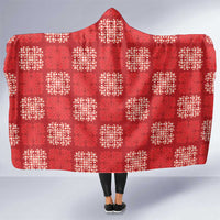 Red Palaka Quilt Hawaii Hooded Blanket Traditional Hawaii-plaid Pattern LT14 One Size Red - Polynesian Pride