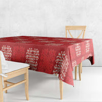 Red Palaka Quilt Hawaii Tablecloth Traditional Hawaii-plaid Pattern - Polynesian Pride