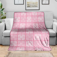 Pink Palaka Quilt Hawaii Blanket Traditional Hawaii-plaid Pattern - Polynesian Pride