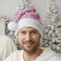 Alaka Aloha Hawaii Christmas Santa Hat Plumeria Lei With Palaka Motif - Polynesian Pride