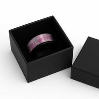 Alaka Aloha Hawaii Spinner Ring Plumeria Lei With Palaka Motif - Polynesian Pride