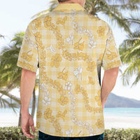 Melemele Aloha Hawaii Hawaiian Shirt Plumeria Lei With Palaka Motif LT14 - Polynesian Pride