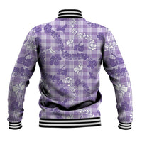 Poni Aloha Hawaii Baseball Jacket Plumeria Lei With Palaka Motif LT14 - Polynesian Pride