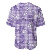 Poni Aloha Hawaii Baseball Jersey Plumeria Lei With Palaka Motif - Polynesian Pride