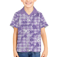 Poni Aloha Hawaii Family Matching Summer Maxi Dress and Hawaiian Shirt Plumeria Lei With Palaka Motif - Polynesian Pride