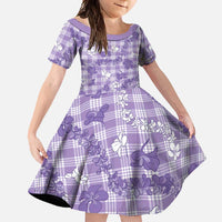 Poni Aloha Hawaii Family Matching Tank Maxi Dress and Hawaiian Shirt Plumeria Lei With Palaka Motif - Polynesian Pride