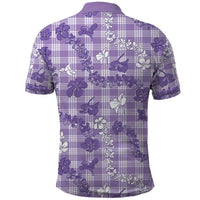 Poni Aloha Hawaii Polo Shirt Plumeria Lei With Palaka Motif - Polynesian Pride