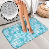 Polu Aloha Hawaii Bathroom Set Plumeria Lei With Palaka Motif - Polynesian Pride