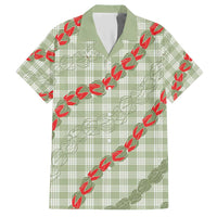 Omaomao Aloha Hawaii Hawaiian Shirt Rosebud Lei With Palaka Motif - Polynesian Pride