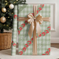 Omaomao Aloha Hawaii Wrapping Paper Rosebud Lei With Palaka Motif - Polynesian Pride