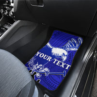 Personalised American Samoa Fautasi Race Car Mats Eagle With Polynesian Pattern LT14 - Polynesian Pride