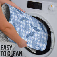 Blue Palaka Hawaii Palapalai Bathroom Set Hawaiian Fern - Polynesian Pride