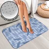 Blue Palaka Hawaii Palapalai Bathroom Set Hawaiian Fern - Polynesian Pride