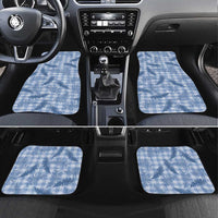 Blue Palaka Hawaii Palapalai Car Mats Hawaiian Fern - Polynesian Pride