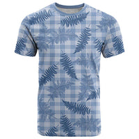 Blue Palaka Hawaii Palapalai T Shirt Hawaiian Fern - Polynesian Pride