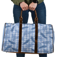 Blue Palaka Hawaii Palapalai Travel Bag Hawaiian Fern - Polynesian Pride