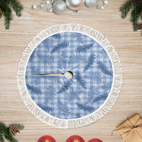 Blue Palaka Hawaii Palapalai Tree Skirt Hawaiian Fern - Polynesian Pride