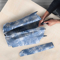 Blue Palaka Hawaii Palapalai Umbrella Hawaiian Fern - Polynesian Pride