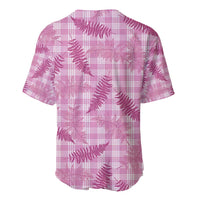 Purple Palaka Hawaii Palapalai Baseball Jersey Hawaiian Fern - Polynesian Pride