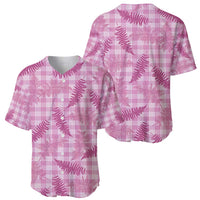 Purple Palaka Hawaii Palapalai Baseball Jersey Hawaiian Fern - Polynesian Pride