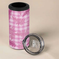 Purple Palaka Hawaii Palapalai 4 in 1 Can Cooler Tumbler Hawaiian Fern - Polynesian Pride