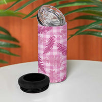Purple Palaka Hawaii Palapalai 4 in 1 Can Cooler Tumbler Hawaiian Fern - Polynesian Pride