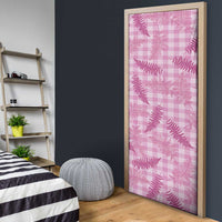 Purple Palaka Hawaii Palapalai Door Cover Hawaiian Fern - Polynesian Pride