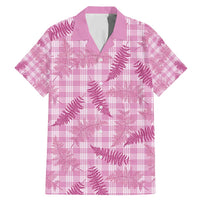 Purple Palaka Hawaii Palapalai Family Matching Mermaid Dress and Hawaiian Shirt Hawaiian Fern LT14 Dad's Shirt - Short Sleeve Purple - Polynesian Pride