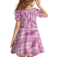 Purple Palaka Hawaii Palapalai Family Matching Off Shoulder Short Dress and Hawaiian Shirt Hawaiian Fern LT14 - Polynesian Pride