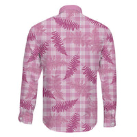 Purple Palaka Hawaii Palapalai Family Matching Short Sleeve Bodycon Dress and Hawaiian Shirt Hawaiian Fern LT14 - Polynesian Pride