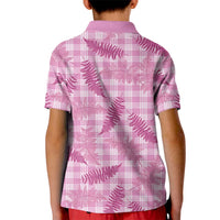 Purple Palaka Hawaii Palapalai Kid Polo Shirt Hawaiian Fern LT14 - Polynesian Pride