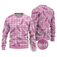 Purple Palaka Hawaii Palapalai Ugly Christmas Sweater Hawaiian Fern - Polynesian Pride