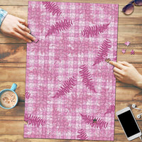 Purple Palaka Hawaii Palapalai Puzzle Hawaiian Fern - Polynesian Pride