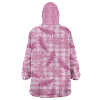 Purple Palaka Hawaii Palapalai Wearable Blanket Hoodie Hawaiian Fern - Polynesian Pride