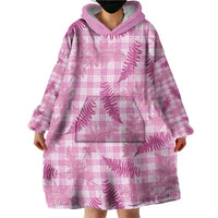 Purple Palaka Hawaii Palapalai Wearable Blanket Hoodie Hawaiian Fern - Polynesian Pride