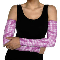 Pink Palaka Hawaii Palapalai Arm Sleeves Hawaiian Fern - Polynesian Pride