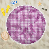 Pink Palaka Hawaii Palapalai Beach Blanket Hawaiian Fern - Polynesian Pride