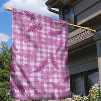 Pink Palaka Hawaii Palapalai Garden Flag Hawaiian Fern - Polynesian Pride