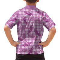 Pink Palaka Hawaii Palapalai Hawaiian Shirt Hawaiian Fern - Polynesian Pride