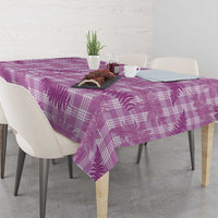 Pink Palaka Hawaii Palapalai Tablecloth Hawaiian Fern - Polynesian Pride