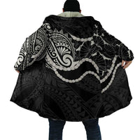 Aloha Hawaii Kalo Pikake Lei Cloak Chest Tattoo Black Hawaiian Pattern