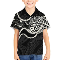 Aloha Hawaii Kalo Pikake Lei Hawaiian Shirt Chest Tattoo Black Hawaiian Pattern