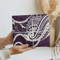 Aloha Hawaii Kalo Pikake Lei Wrapping Paper Chest Tattoo Purple Hawaiian Pattern